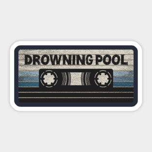 Drowning Pool Mix Tape Sticker